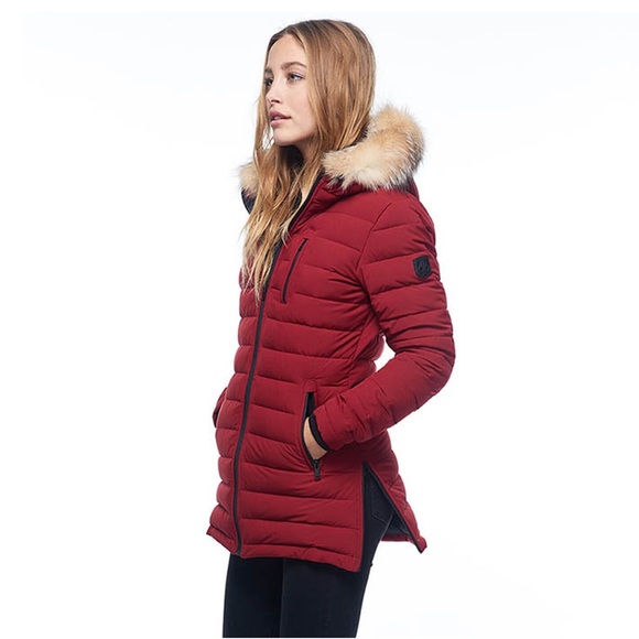 Moose Nuckles Roselawn jacket po# 004276A red rock. NWOT - Picture 8 of 11